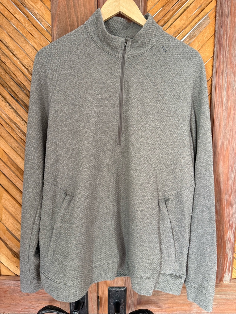 lululemon athletica Men's Olive Zip-Up Sweater and Joggers
